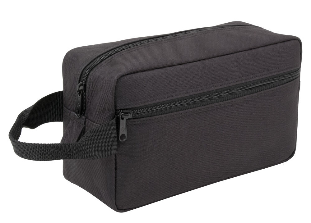 Custom Makeup Organizer Water Resistant Mens Travel Toiletry Bag Tactical ID Shave Kit