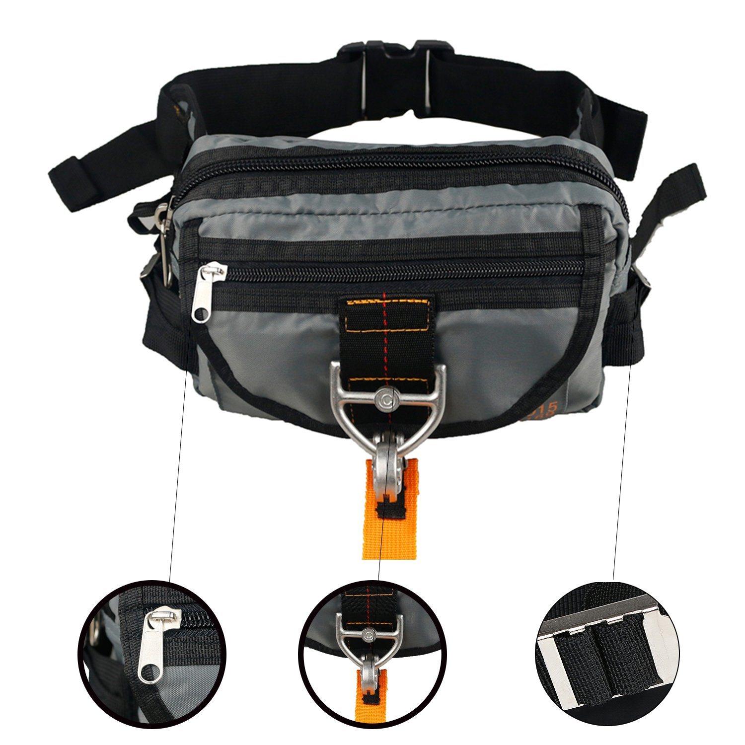 Nylon Military Waist Hiking Fanny Pack for Carrying Vital Gear or Small Equipment