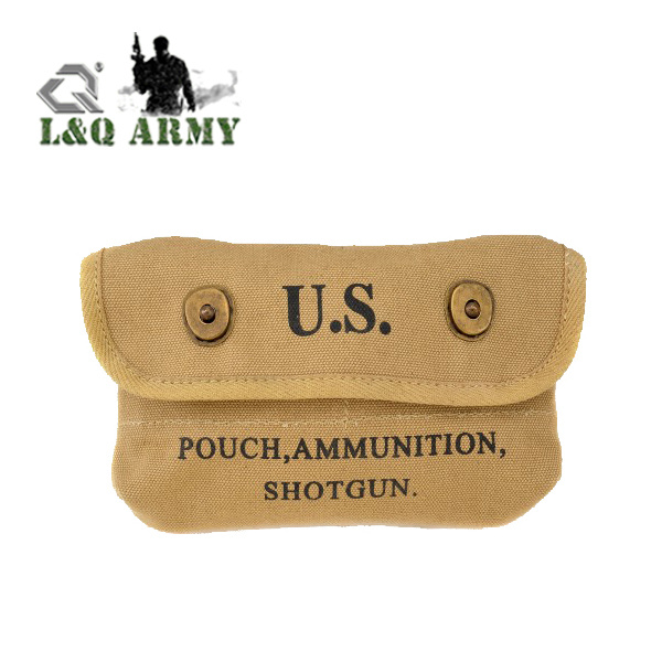 Shot Gun Shell Pouch Canvas 12 Round