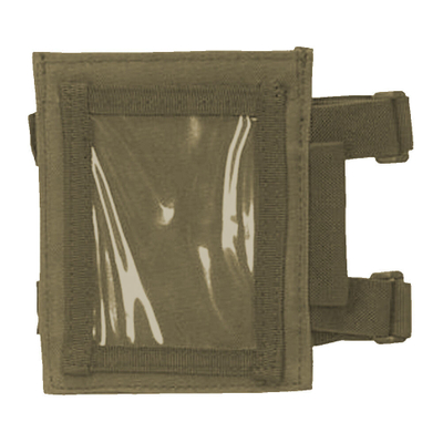 Custom Military ID Armband Badge Holder with Adjustable Elastic Bands