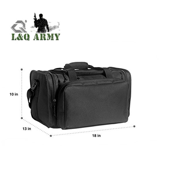 Tactical Shooting Range Bag Built in Gun Mat