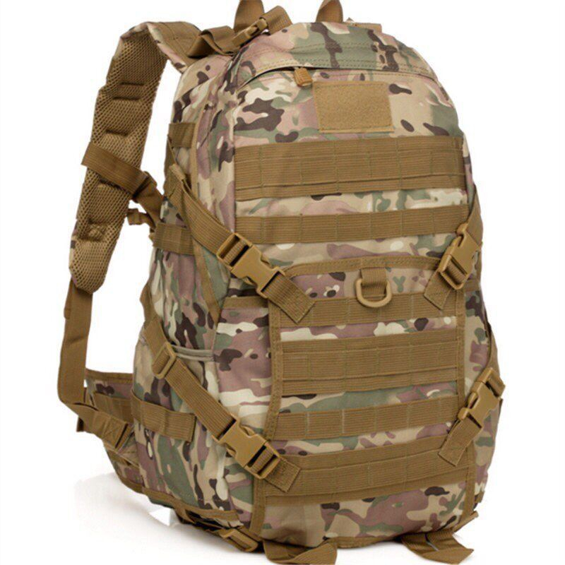 Multicolor Camo Medium Capacity Multipurpose Tactical Backpack