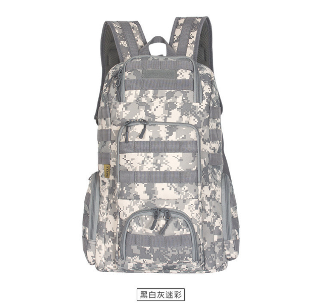 Black Fashion Travel Outdoor Tactical Backpack