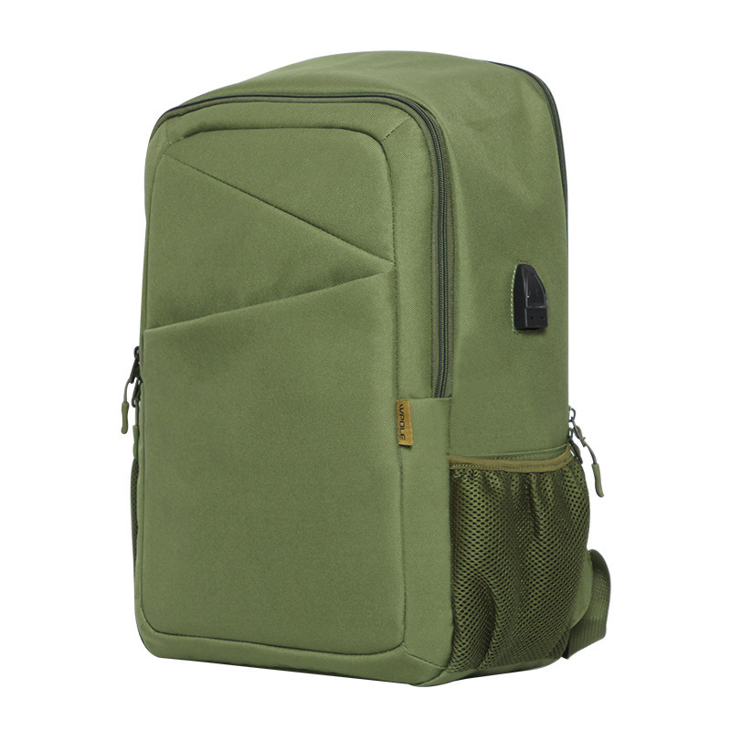 Green Simple Medium Capacity with USB Tactical Backpack