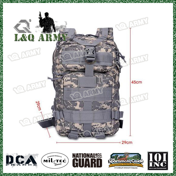 30L Hiking Camping Bag Army Military Tactical Trekking Rucksack Backpack Camo