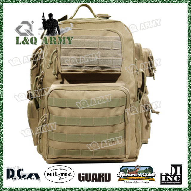 600d Polyester Coyote Tactical Molle Backpack Adjustable Shoulder