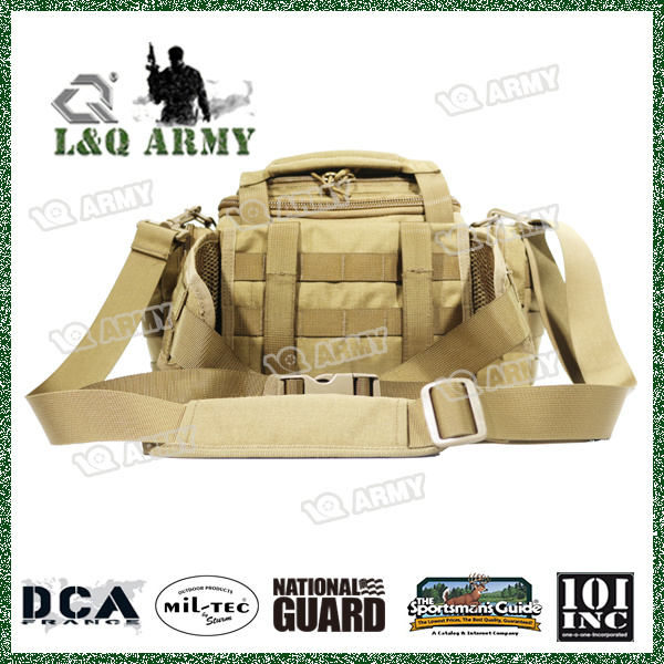 Water Resistant Heavy Duty Tactical Tackle Bag Shoulder Bag with Waist Straps