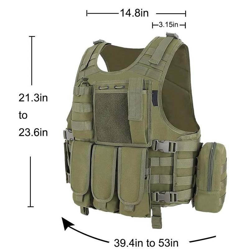 Armor Molle Military Tactical Vest Tactical Tactec Trainer Weight Vest