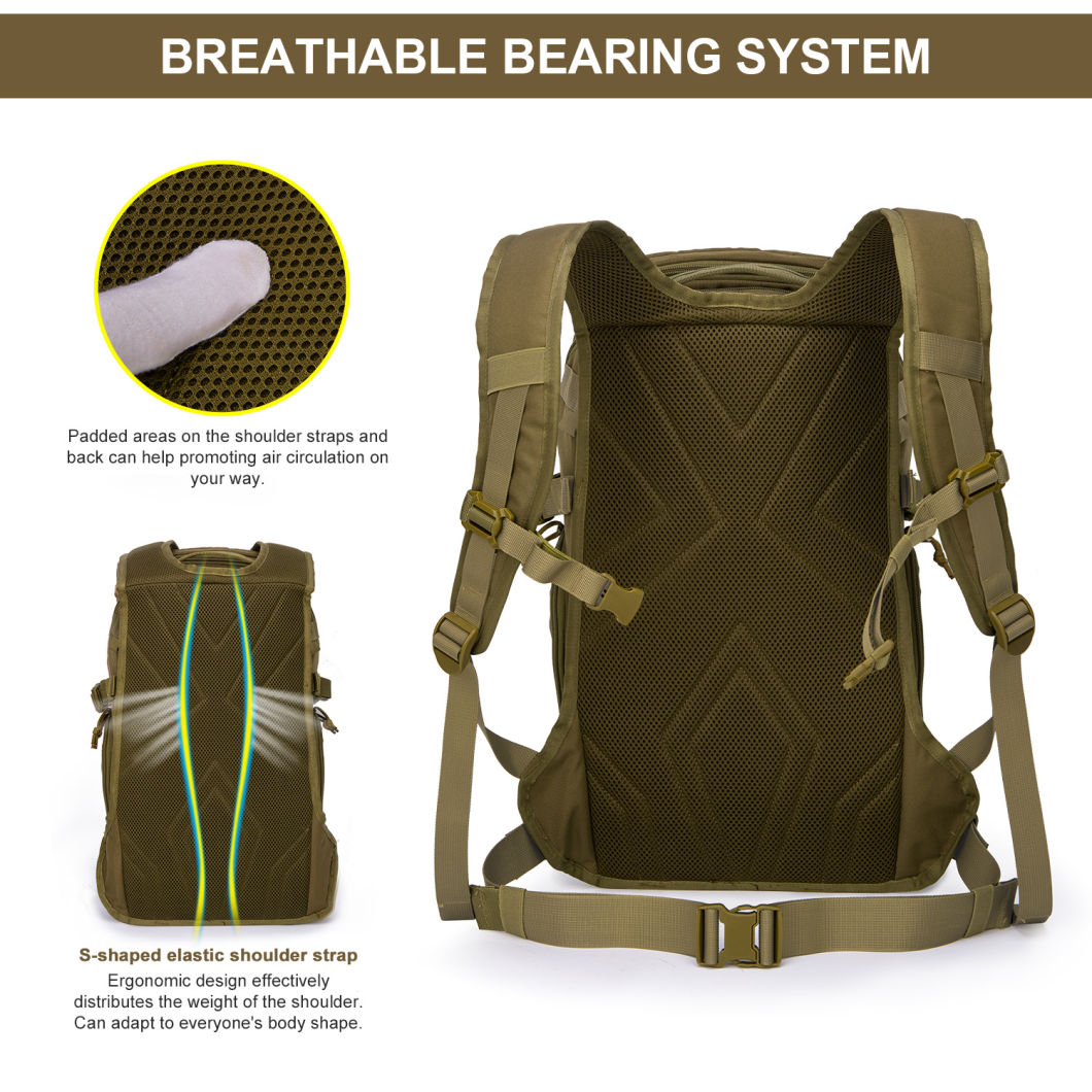 Travel Hiking Cycling Tactical Backpack Slim Bag