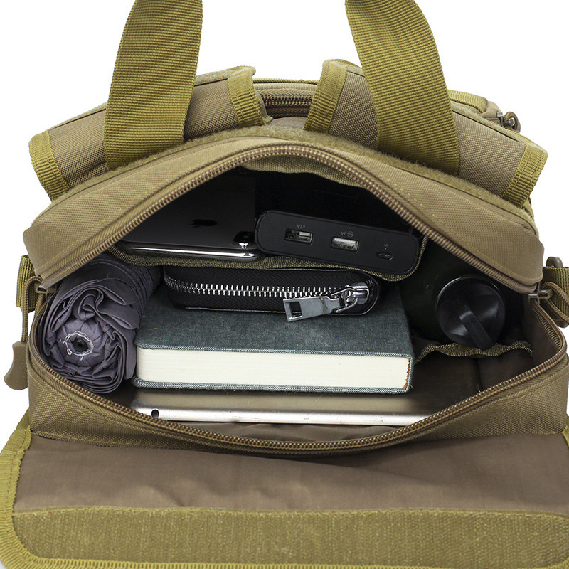 Outdoor Tactical Shoulder Bag Multifunctional Large-Capacity Military Fan Messenger Bag