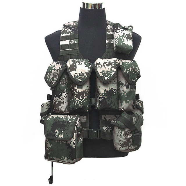 Custom Oxford Tactical Vest Black Tactical Vest Manufacturer Molle Light Tactical Vest