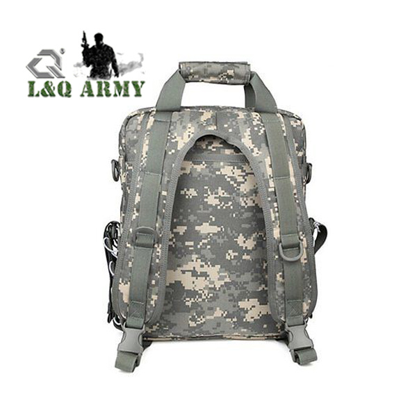 Tactical Laptop Backpack Computer Carrying Case Shoulder Bag