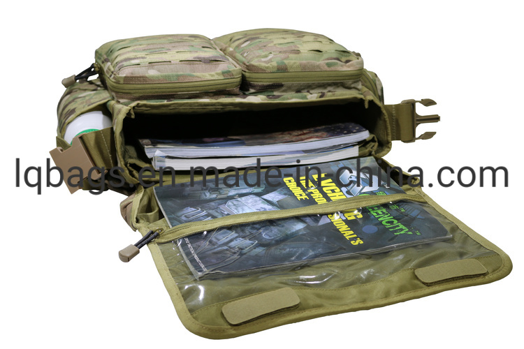 Military Tactical Laser Cut Large Messenger Bag Combat Pack