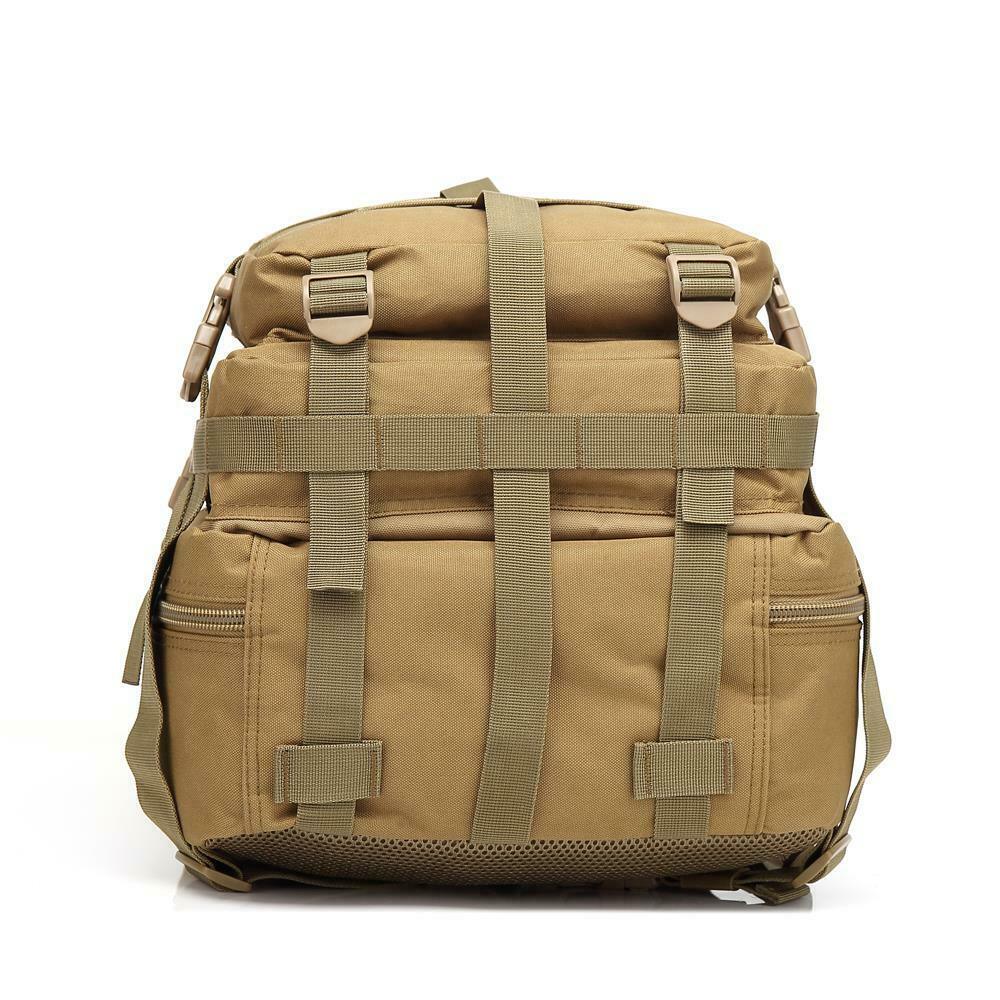 45L Neutral Military Tactical Climbing Camping Backpack Hiking Shoulders Bag