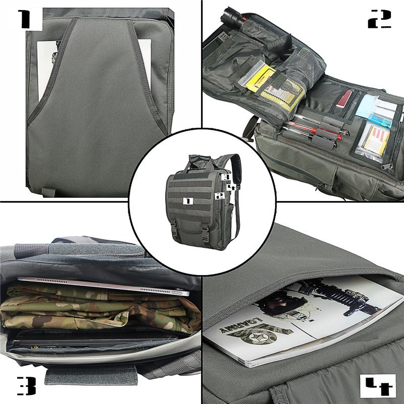 MultiFunction Military Tactical Laptop Bag