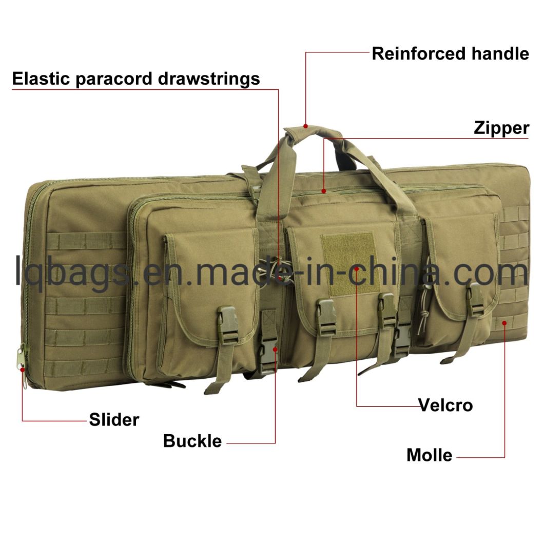 Tactical Outdoor Molle Deluxe Double Rifle Gun Bag Backpack