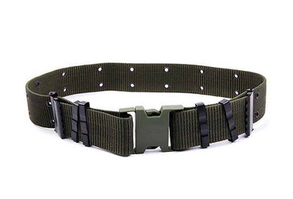 New Adjustable Men Army Military Tactical Belts Heavy Duty Combat Waistband