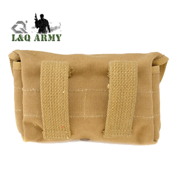 Ww2 Us American Webbing Shells Carrier Khaki Pouch