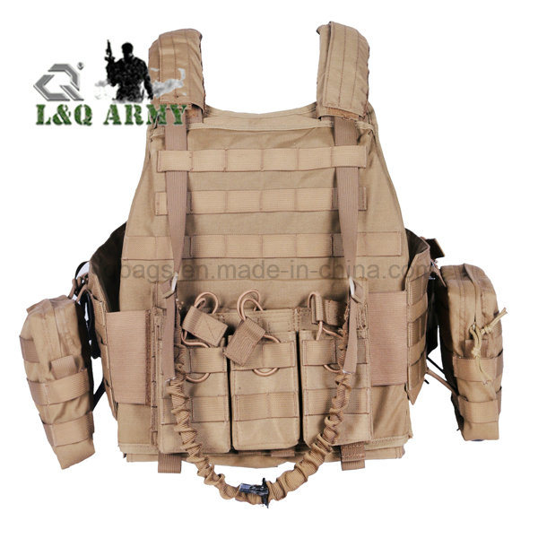 Tactical Molle Military Police Plate Carrier Combat Armor Vest