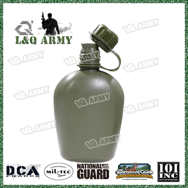 Military Style Od Green Plastic Water Bottle