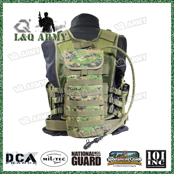 Molle Military Police Vest with Gun Holster