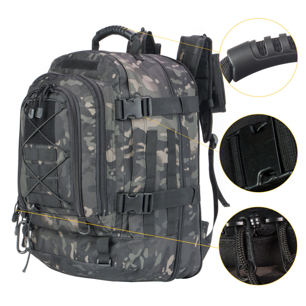 Waterproof Molle Pouch Water Bag Military Expandable Large Capacity Backpack for Traveling Camping