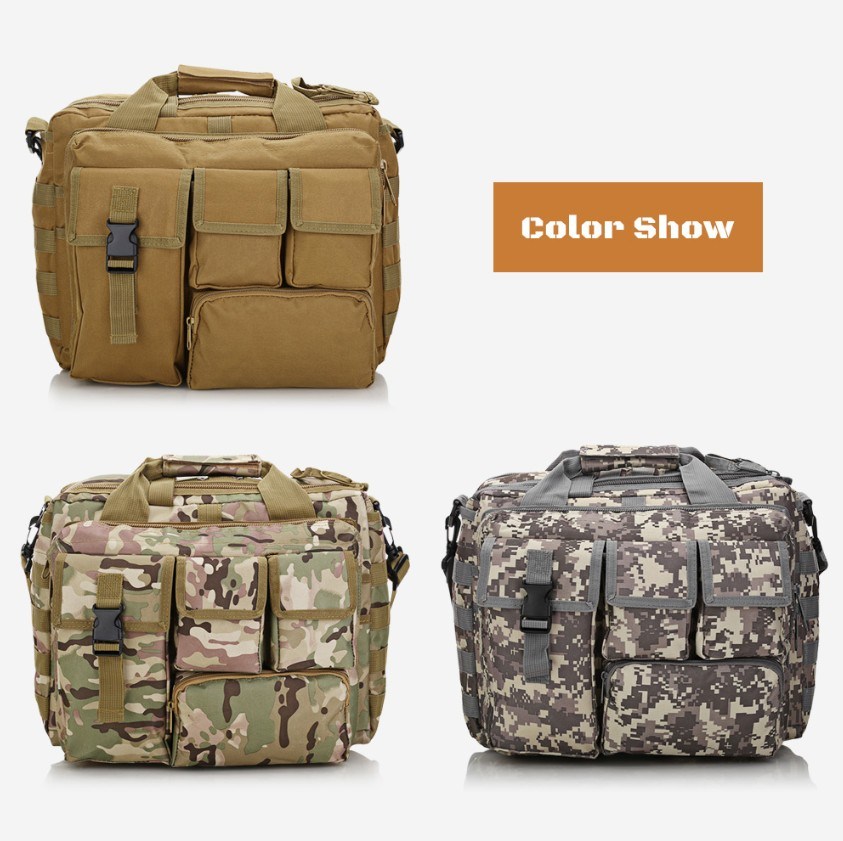 Military Tactical Shoulder Bag Messenger Bag Laptop Tablet Package Outdoor Camping Hiking Bag Hunting Backpack