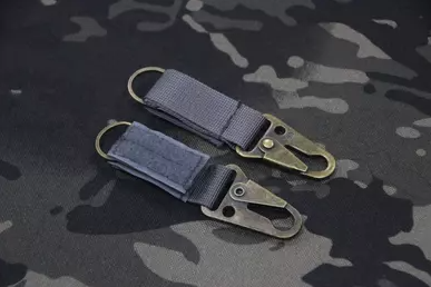 Tactical Military Ring Keychain Buckle Clip Holder Tactical Ring