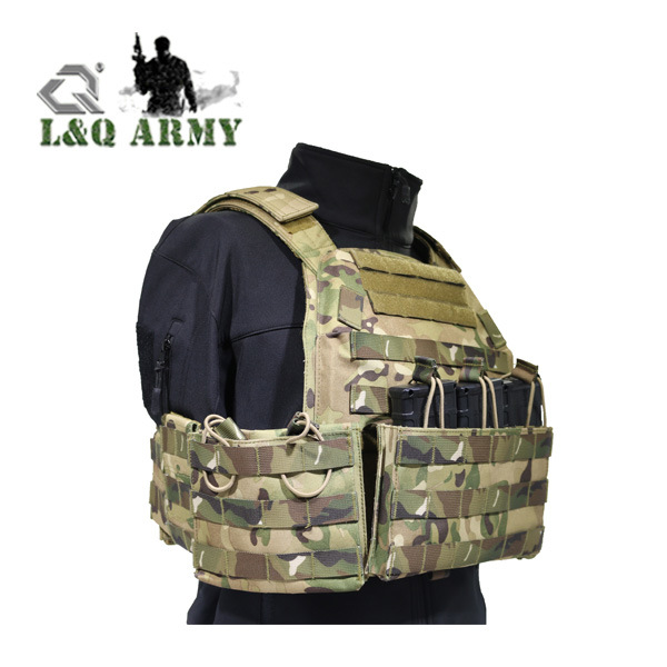 Lq Army Molle Webbing Tactical Vest Plate Carrier 1000d Nylon