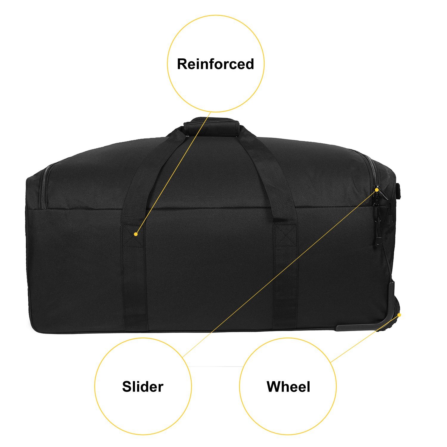 Customized Fashionable Multi-Function Waterproof Trolley Roller Trolley Bags