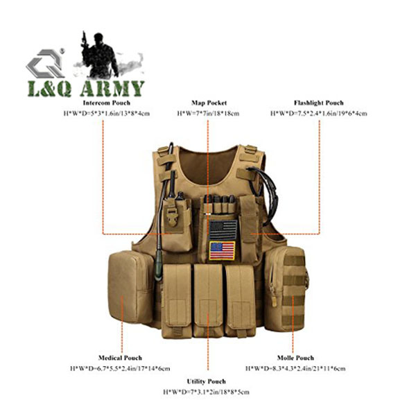 2018 New High Quality Outdoor Tactical Vest Military Vest