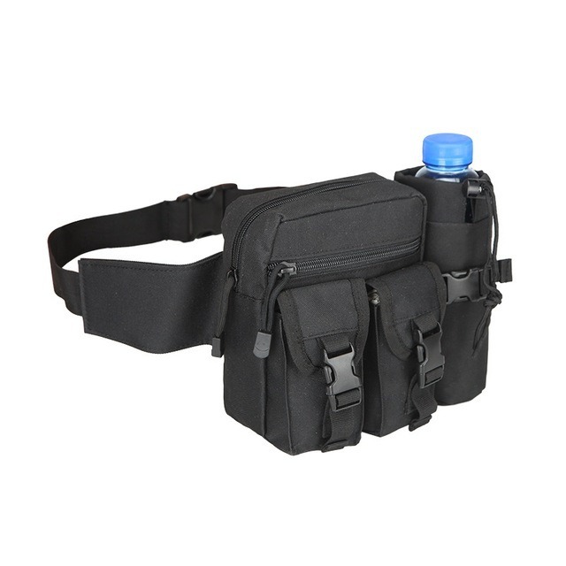 Tactical Waist Bag Travel Mountaineering Fishing Water Bottle Mobile Phone Bag