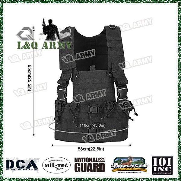 Military Tactical Chest Hydration Adjustable Backpack