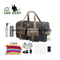 Leather Canvas Duffle Bag Weekend Overnight Bag Travel Tote Duffel Luggage