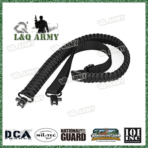 Rifle Sling Tactical Gun Sling Adjustable Rope Quick Swivel