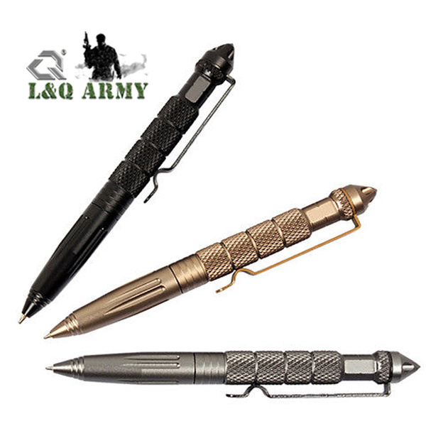Tactical Pen Glass Breaker Military Combat Aviation Aluminum