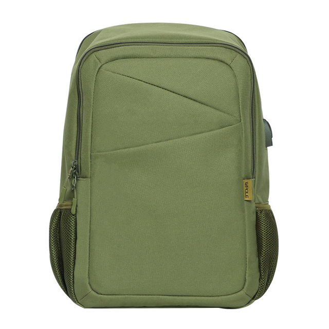 Green Simple Medium Capacity with USB Tactical Backpack