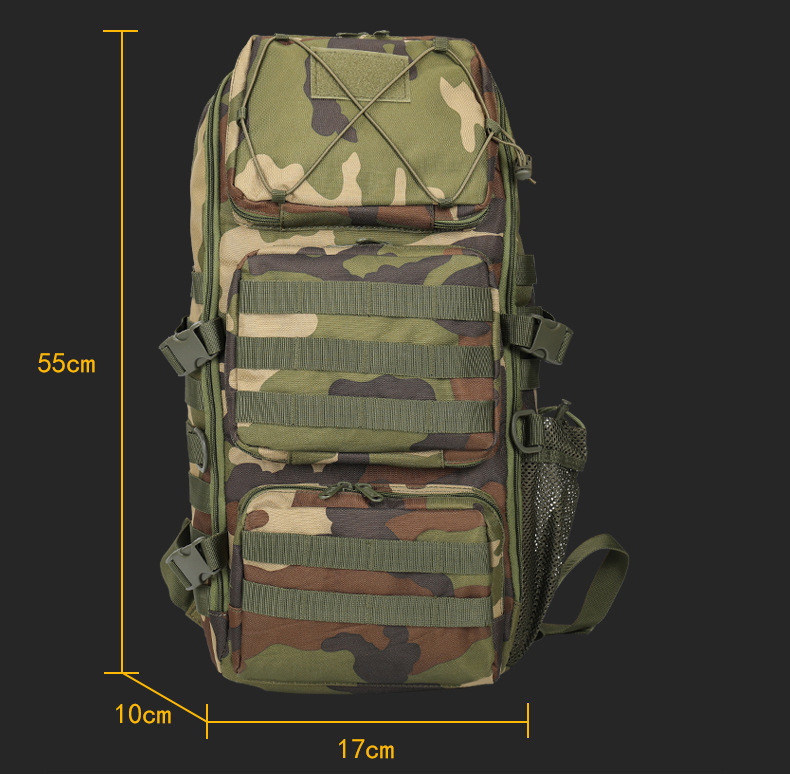 Men and Women Military Fans Backpack Attack Bag Travel Mountaineering Cycling Bag