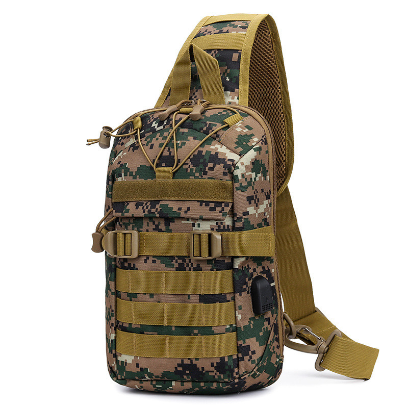 Chest Pack Camo Tactical Backpack Sports Travel Lure Bag