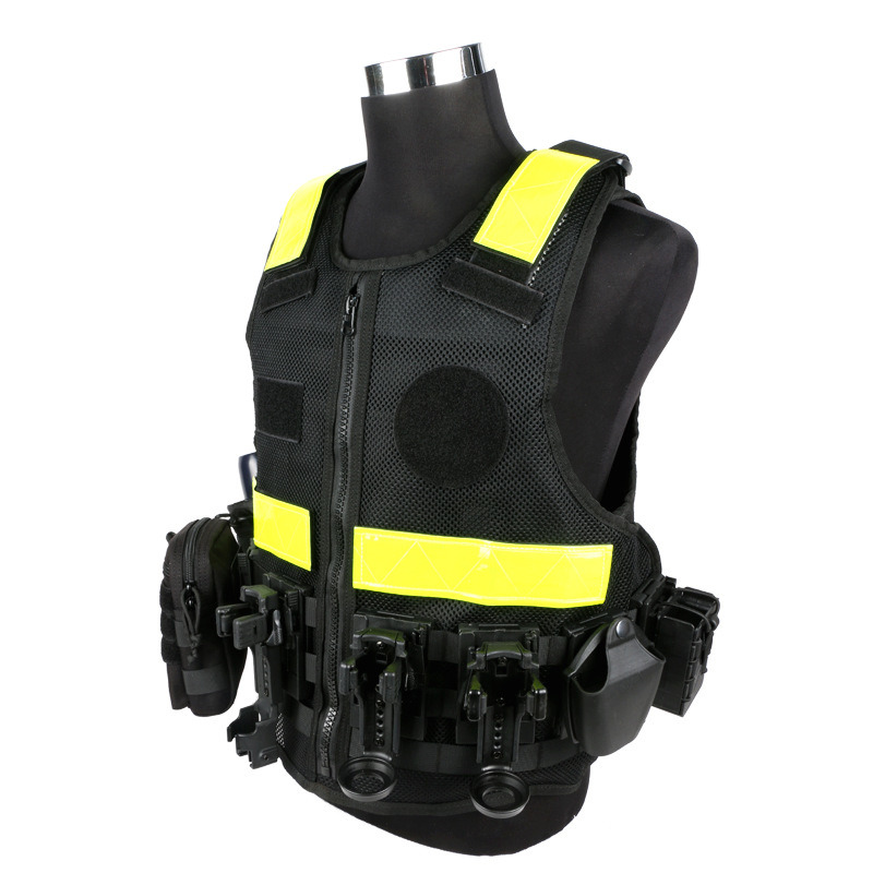 Reflective Tactical Vest Outdoor Combat Vest Tactical Security Vest Military Plate Carrier