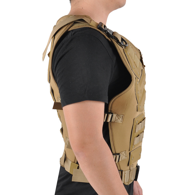 Military Men Tactical Vest Tactical Vest with Pockets Light Blue Tactical Vest