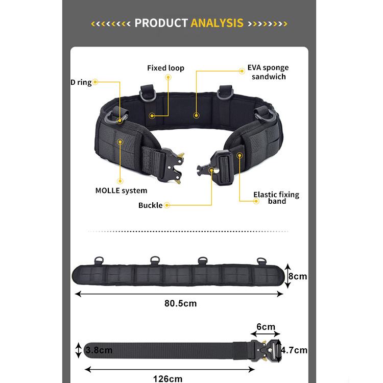 Tactical Molle Pouch Belt Waist Pack Bag Small Tactical Belt