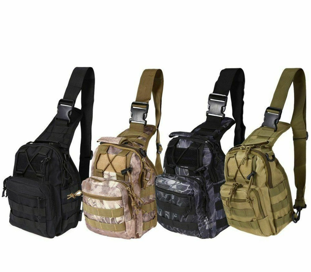 Military Bag Shoulder Backpack Sports Camping Hiking Tactical Fishing Travel Bag