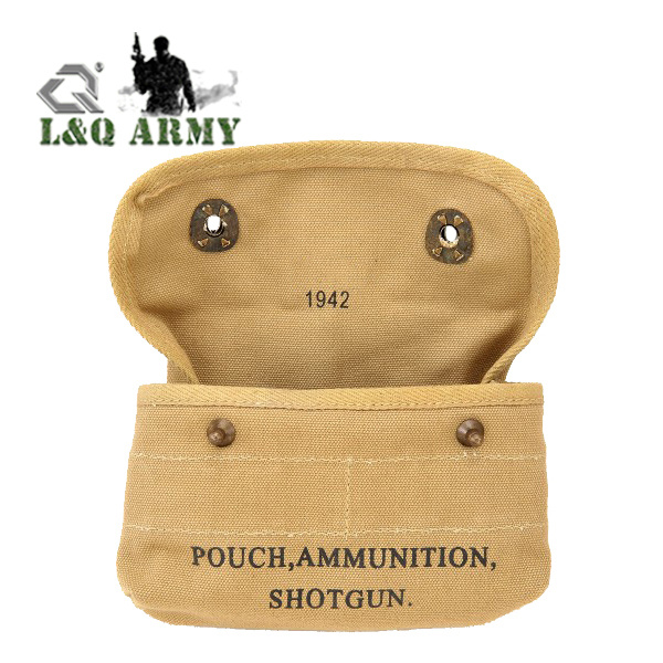 Shot Gun Shell Pouch Canvas 12 Round