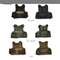 Military Vest with Wieghts Mens Multiple Military Vest Buckle Military Vest Quick