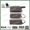 Canvas Leather Travel Kit Toiletry Bag Shaving Dopp Bag