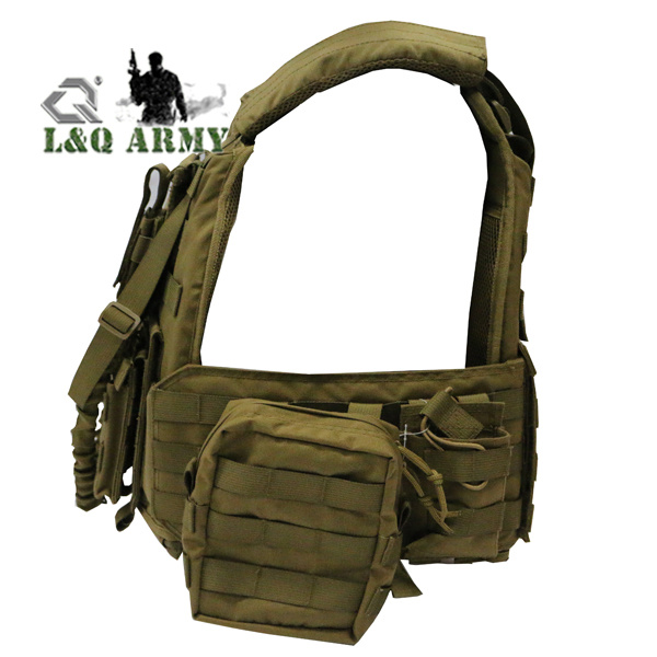 Tactical Molle Military Police Plate Carrier Combat Armor Vest