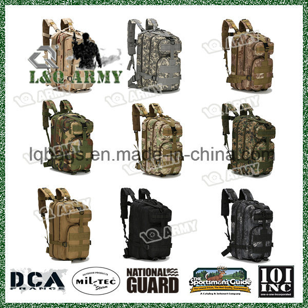 30L Camouflage Army Camping Bags Outdoor Waterproof Military Tactical Backpack