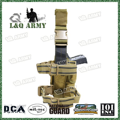 Tactical Drop Leg Camouflage Pistol Holster