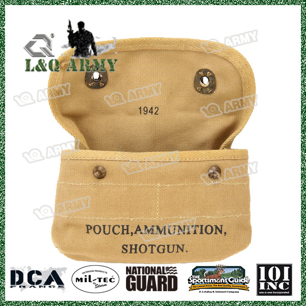 Us Ww2 Canvas Shotgun Shell Ammunition Pouch